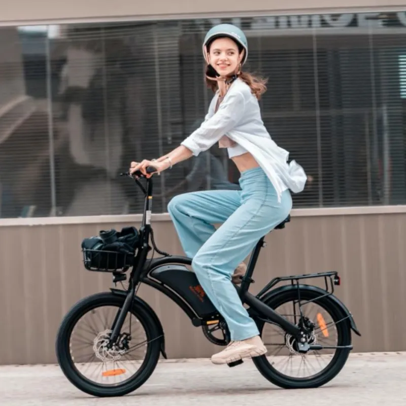 Châu Âu Kho Thiết Kế Mới Kích Thước Nhỏ Ebike Ith Ghế Trẻ Em 20 Inch Gấp 48V 350W Chu Kỳ Điện Cho Phụ Nữ kukirin V1Pro