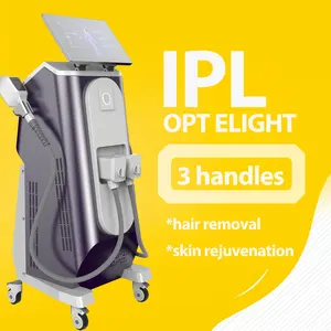 IPL ice epilator hair removal beauty machine laser OPT IPL elight skin rejuvenation 3 in 1 handles