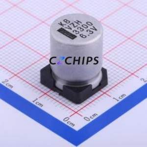 Condensador Electrolítico de Aluminio SMD VZH332M0JTR-1316, D12.5xL16mm 3300uF 20% 6.3V 12.5mm - Product Image 1