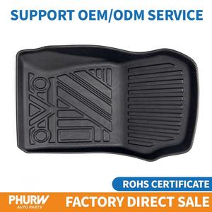 พรมปูพื้นรถยนต์ PHURW ชุดเต็ม ผลิตภัณฑ์ใหม่ TPE สำหรับรถยนต์ 5 ที่นั่ง สำหรับ <span class=keywords><strong>Tesla</strong></span> <span class=keywords><strong>Model</strong></span> Y อุปกรณ์เสริม ปี 2021 - 2025 - Product Image 4