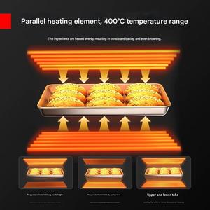 Nouveau four à pizza commercial au gaz en acier inoxydable avec roues pour boulangerie, idéal pour la cuisson de pizzas et de gâteaux - Product Image 6