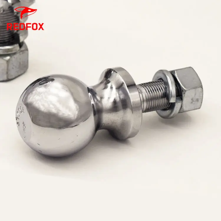 REDFOX OEM/ODM Multi specification chrome trailer hitch ball Carbon Steel receiver trailer coupling ball