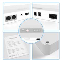 WGP Portable Mini UPS 20800mAh Kapasitas Besar USB 5V DC 9V 12V POE 24V 48V Mendukung QC 3.0 POE Mini UPS untuk Router WiFi
