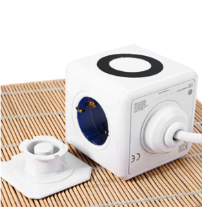 Nouveau Enchufe <span class=keywords><strong>PowerCube</strong></span> mural 4 prises multiprise adaptateur de prise intelligente avec interrupteur <span class=keywords><strong>Usb</strong></span> type-c cordon d'extension Multi 1.5m - Product Image 4