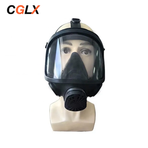 Mascarilla Respiratoria CGLX, Protección Contra Polvo Químico, Cómoda, de Silicona, <span class=keywords><strong>con</strong></span> Bolsa para Máscara de Gas, Amplia Visión, <span class=keywords><strong>Filtro</strong></span> Autoinhalador - Product Image 1