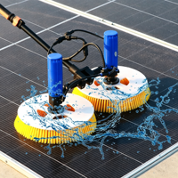 Machine de nettoyage de panneaux solaires à prix d'usine, brosse rotative à eau, écologique - Brosse