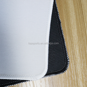 Tapis de souris antidérapant en caoutchouc blanc 26x22cm, épaisseur 5mm, carré avec base en caoutchouc pour jeux, équipement numérique et accessoires pour sacs photo - Product Image 3