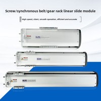 Module de guidage linéaire à double rail avec vis, semi-fermé, pour servomoteur de précision CNC, manipulateur série CFS