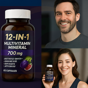 マルチビタミン12-in-1マルチビタミンカプセルプライベートラベルマルチビタミンサプリメント食事用マルチビタミンカプセル - Product Image 4