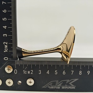 Tacchi a Spillo Personalizzati da 75mm in Oro <span class=keywords><strong>con</strong></span> Accenti in Strass, Componenti <span class=keywords><strong>per</strong></span> Tacchi Alti Architettonici <span class=keywords><strong>per</strong></span> <span class=keywords><strong>Scarpe</strong></span> da Donna e Décolleté - Product Image 2