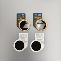 Lunettes d'observation d'éclipse solaire certifiées ISO et CE, visionneuse en papier sécurisée pour l'observation directe du soleil, conforme à la norme ISO 12312-2