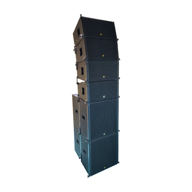 High Quality 10-Inch Single Passive Line Array Speaker Stereo Floor Standing 8 Ohm Impedance 1000W Waterproof XLR/Speakon
