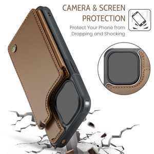 Gscase เคสใส่บัตรแบบกระเป๋าสตางค์สำหรับ Samsung S10Plus S8Plus S20 S23FE อัลตร้า <span class=keywords><strong>S21FE</strong></span> S24 A73 <span class=keywords><strong>5G</strong></span> - Product Image 2