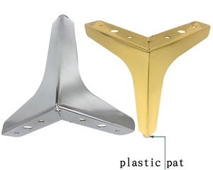 Chân Ghế Sofa Thay Thế Đồ Nội Thất Bằng Kim Loại Hình Tam Giác Mạ Crôm Bán Sỉ Hiện Đại Ghế Sofa Mới Bằng Sắt 130Mm Ghế Sofa Sang Trọng - Product Image 6