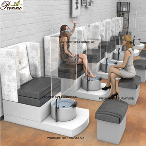 Silla de pedicura de terciopelo con ventilación, salón de belleza con modo aprobado canadiense - Product Image 3