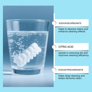 ORALHOE <strong>Effervescent</strong> Denture Cleaning <strong>Tablets</strong> Model OR-A04-0466-01 <strong>Oral</strong> Hygiene Care Removes Impurities Cleans Dead Corners - Product Image 5