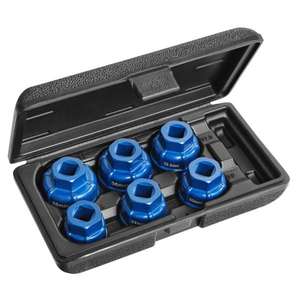 EXPERT - E200239 Set of 6 aluminium cap sockets - EAN 3258952002390 LUBRICATION, FILTRATION AND <b>SPARK</b> <b>PLUGS</b> - Product Image 1