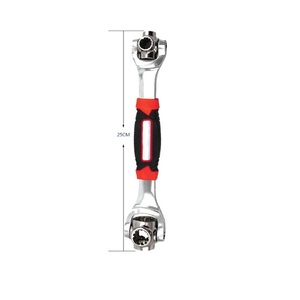 Car Tools Multifunctional <b>Socket</b> Wrench Set Metric 8-19mm Non-Slip Handle 360 Degree Swivel Head <b>Universal</b> - Product Image 4