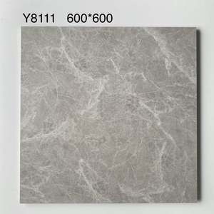 600X600 Stock Villa Semen Lihat Abu-abu Matte Porcelanato Tile Matte Finish Permukaan Non Slip Porselen Lantai Kamar Mandi Ubin - Product Image 2