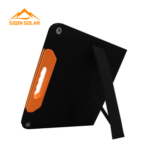 Bolsas plegables solares portátiles de 60W para cargador de computadora portátil Panel <span class=keywords><strong>solar</strong></span> plegable para acampar al aire libre - Product Image 3