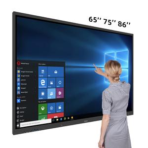 Écran tactile interactif sur pied, écran LCD plat, affichage numérique pour la publicité - Product Image 1