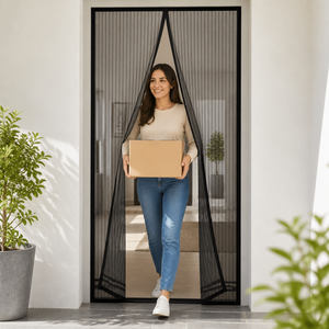 <span class=keywords><strong>Mosquitera</strong></span> Magnética Plegable Ecológica, Malla Antimosquitos Adhesiva para Puerta, Hazlo Tú Mismo, para el Hogar - Product Image 5