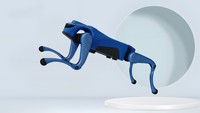 Da Mao Ferngesteuerter Vierbeiniger Roboterhund - Edelstahl- und Metallkonstruktion, Leicht und Langlebig, Schrittmotoren & Parallelstangen