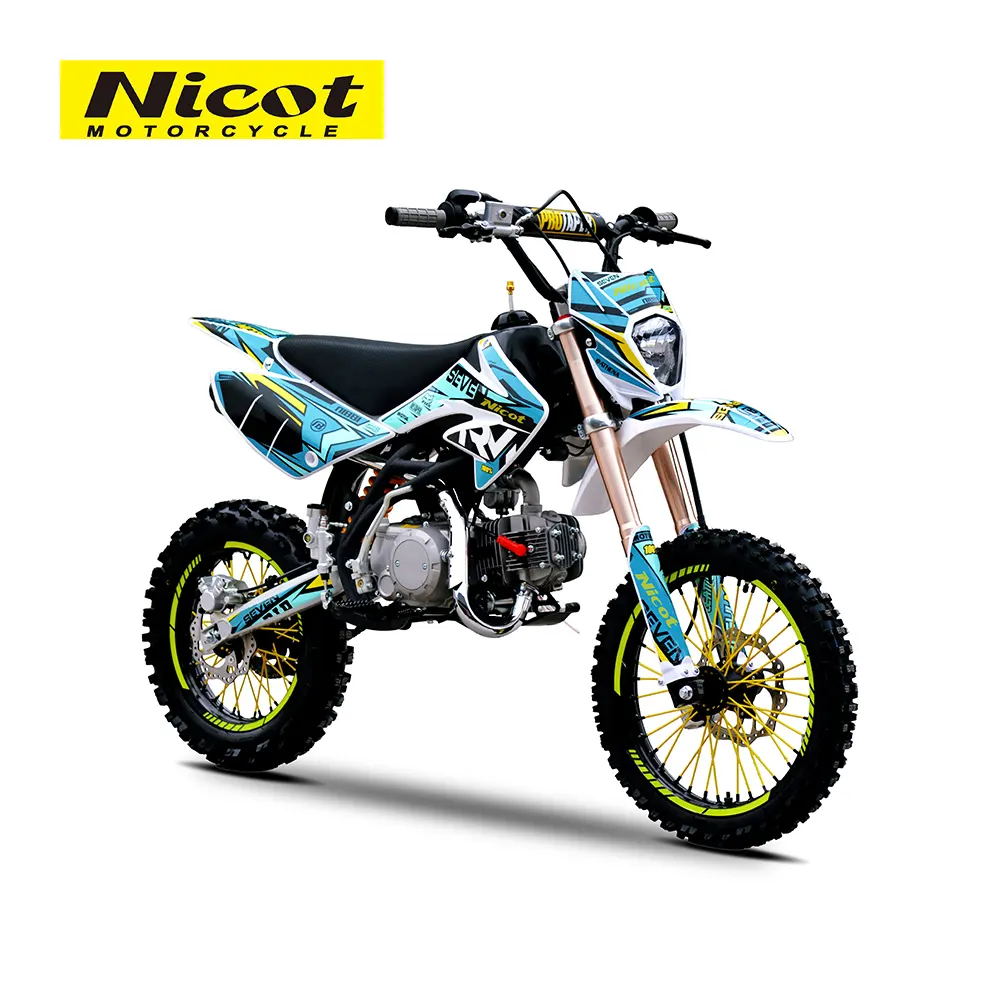 Новое поступление от Nicot, новейший дизайн, питбайк 125cc, внедорожные мотоциклы, детский внедорожный велосипед