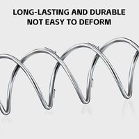 Ressorts de compression en acier pour stylos à bille, conception hélicoïdale pour gauchers/drochiers, diamètre de fil 0,1-20 mm, tailles assorties
