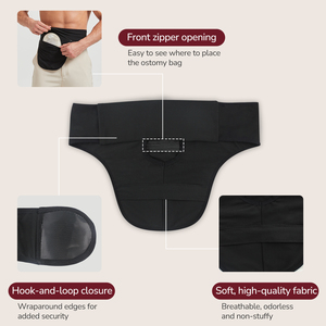 Ostomy <strong>Belt</strong> <strong>for</strong> <strong>Men</strong> Women, Stoma Cover <strong>for</strong> Keeping Ostomy Bag in Place, Stealth Colostomy Support <strong>Belt</strong> <strong>for</strong> Outdoor Activities - Product Image 6
