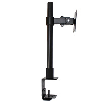 Accessoires informatiques, support d'écran vertical pour ordinateur portable, 14-24 pouces, acier laminé à froid, rotation à 360 degrés, inclinaison à 45 degrés, support VESA