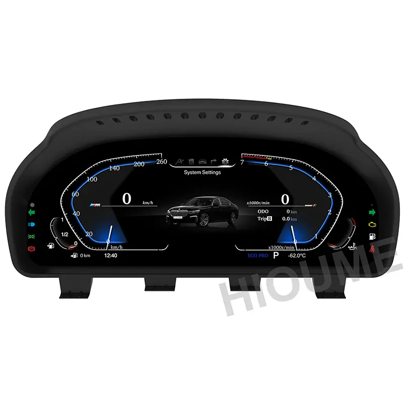 Schermo del misuratore di velocità da 12.5 "per BMW X3 X4 2014-2017 cruscotto LCD strumento Car Multimedia Player Digital Cluster Cockpit