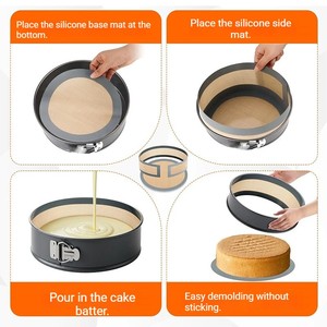 Tapis de pâtisserie <span class=keywords><strong>en</strong></span> silicone antidérapant pour comptoir, avec surface lisse antiadhésive pour le roulage de la pâte - Product Image 4