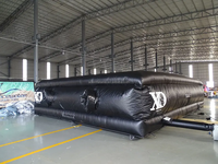 Sport extrême freestyle saut trampoline FMX vtt BMX carré VTT tapis plat coussin gonflable cascadeur saut airbag atterrissage
