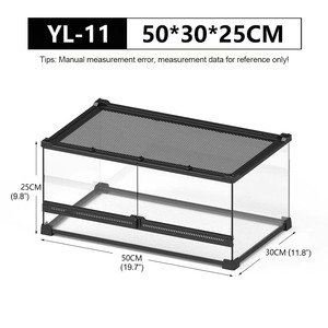 NOMOY PET Tanque frontal para reptiles Terrario Caja de cría de vidrio para Selva Tropical Reptil Serpiente Lagarto Insecto Tortuga - Product Image 5