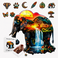 Puzzle en bois personnalisé pour adultes, certifié EN71, jouet éducatif, tailles A3/A4, Montessori, STEM, casse-tête, cadeau, boîte en bois