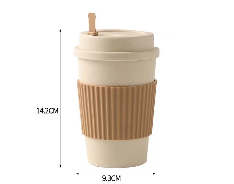 Заводская цена, креативная пшеничная чашка, переносная кофейная кружка, чашка для питья