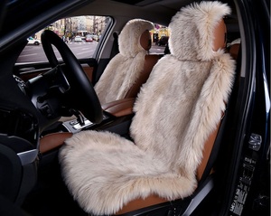 Funda de piel de oveja sintética para asiento de coche, cubierta universal para asientos de invierno, nueva tendencia - Product Image 6