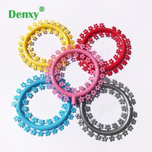 Denxy ortodontico dentale O cravatta ortodontico alla moda legatura cravatta Topolino/fiore/gatto - Product Image 2