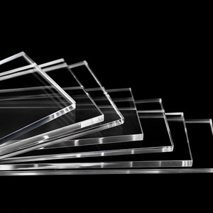 Lembaran Akrilik Transparan Jernih 2 / 4 / 6 / 8 / 10 / 12 Inci Tebal 2mm Papan Plexiglass Persegi - Product Image 3