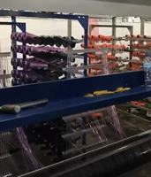 Complete lijn voor het maken van gaas zakken voor knoflook, fruit, ui, aardappel, tomaat, Leno zakken, circulaire weefgetouw