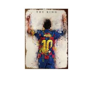 ป้ายโลหะโบราณพิมพ์ลาย UV แนวสปอร์ตติดผนังโรงรถสไตล์เรโทร พร้อมลายดนตรีและความ<span class=keywords><strong>รัก</strong></span>สำหรับมุมพักผ่อนของผู้ชาย - Product Image 1