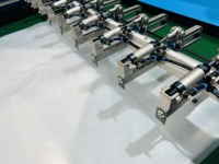 Machine de fabrication de sacs en plastique tissés HDPE/LDPE entièrement automatique SONGSHENG SS-GFQ600-1500, PLC PANASONC, haute vitesse