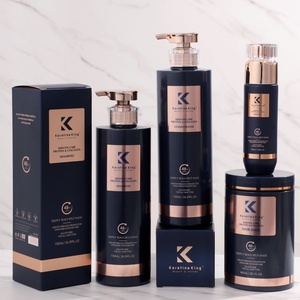 Crème de kératine organique brésilienne à étiquette privée, soin lissant 2-en-1, qualité supérieure, ensemble de soins capillaires nourrissants, réparation des cheveux - Product Image 2