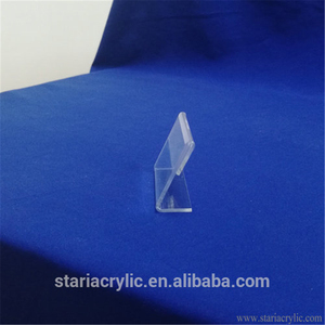 Acrilico trasparente L stile Tavolo Carta di Nome Price Tag Advertising Sign Display Stand Holder - Product Image 6