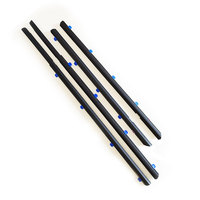 HYA 4 pièces coupe-froid fenêtres joint porte ceinture moulage coupe-froid pour Honda Civic 2012 2013 2014 2015