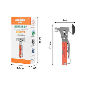 Martillo de Seguridad Portátil para Automóvil Grete, Herramienta Combinada Multifuncional de Supervivencia en la Naturaleza, Hacha Plegable de Emergencia - Product Image 1