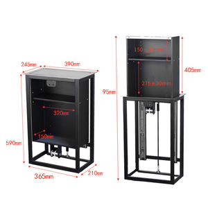 Système de rangement de cuisine relevable en alliage métallique, panier coulissant pour armoire haute - Product Image 6