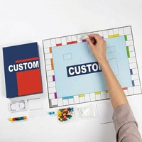 Juego de Mesa de Estrategia Empresarial Ecológico y Portátil Personalizado, Juego de Mesa de Simulación de Ciudad, Juego Educativo OEM ODM