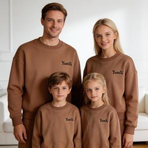 Pull en coton à col rond pour garçons, nouvelle collection, couleur unie, imprimé, vêtements d'automne, coupe décontractée, <span class=keywords><strong>sweat</strong></span>-shirt pour enfants - Product Image 5